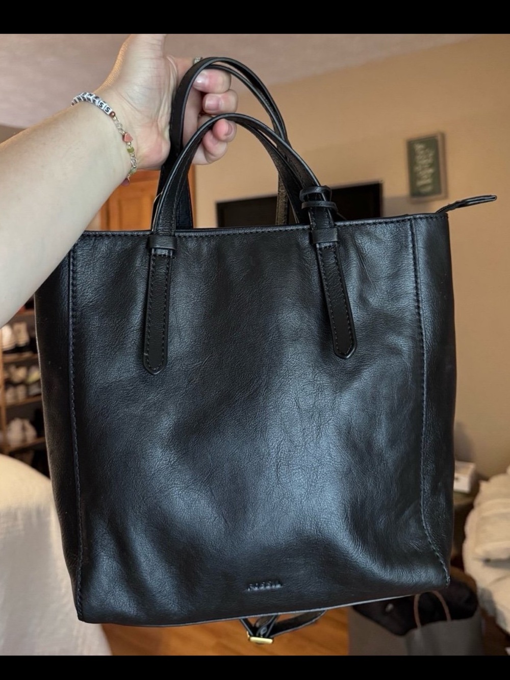 Fossil Leather Camilla Convertible Backpack